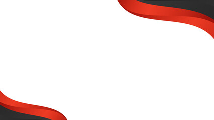 White and Red Modern Background