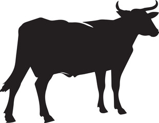 Cow silhouette 