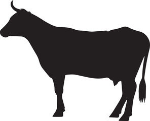 Cow silhouette 
