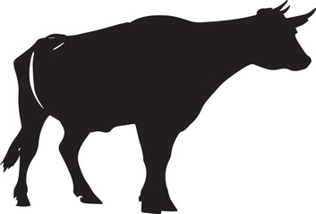 Cow silhouette 