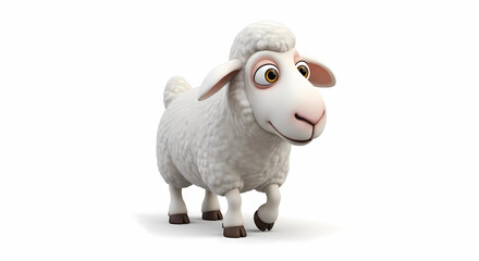 funny sheep cartoon