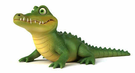 Fototapeta premium crocodile funny cartoon