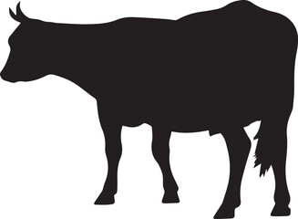 Cow silhouette 