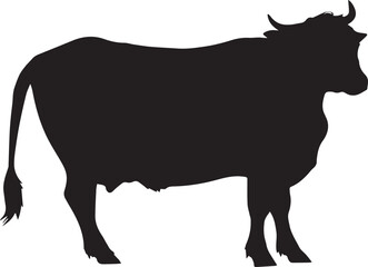 Cow silhouette 