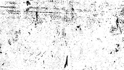 Distressed black texture. Dark grainy texture on white background. Rusted white effect. Grunge design elements. Vector illustration,