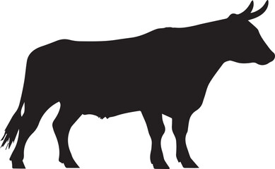 Cow silhouette 