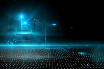 Technological black background