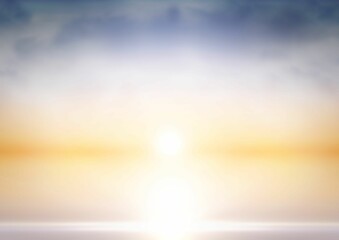 Beautiful view of sunset