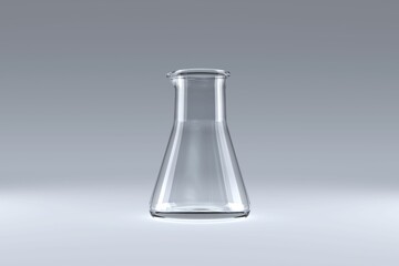 Flask with chemical solution