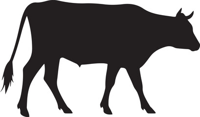 Cow silhouette 