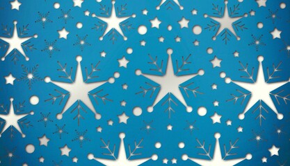 Snowflake wallpaper pattern