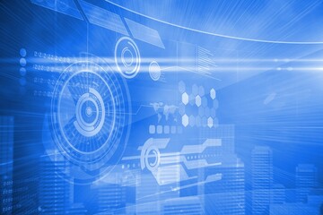 Futuristic technology interface