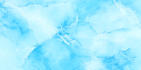 Obraz premium Swirls of blue marble texture with fluid art, soft Blue marble surface with rough texture, White and blue marble background for decor.