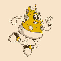 Falling Slice of Pizza Full of Flavor and Funky Fun