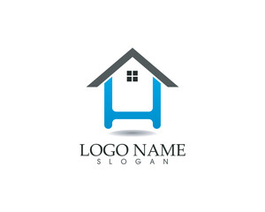 home buildings logo and symbols icons template
