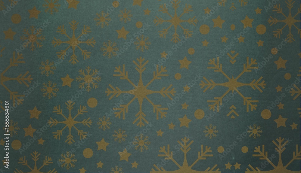 Poster snowflake wallpaper pattern
