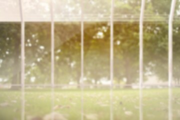 Digitally generated image of glass wall