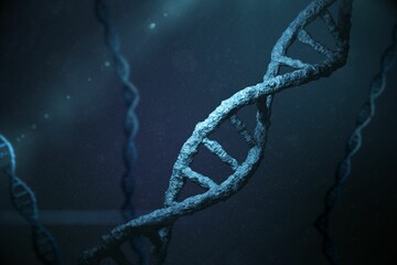Image of the helix shape of a dna