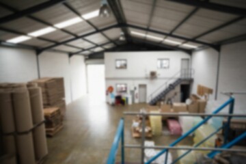 Interior distribution warehouse