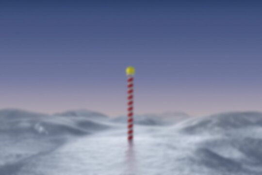 Fototapeta Blurry north pole landscape