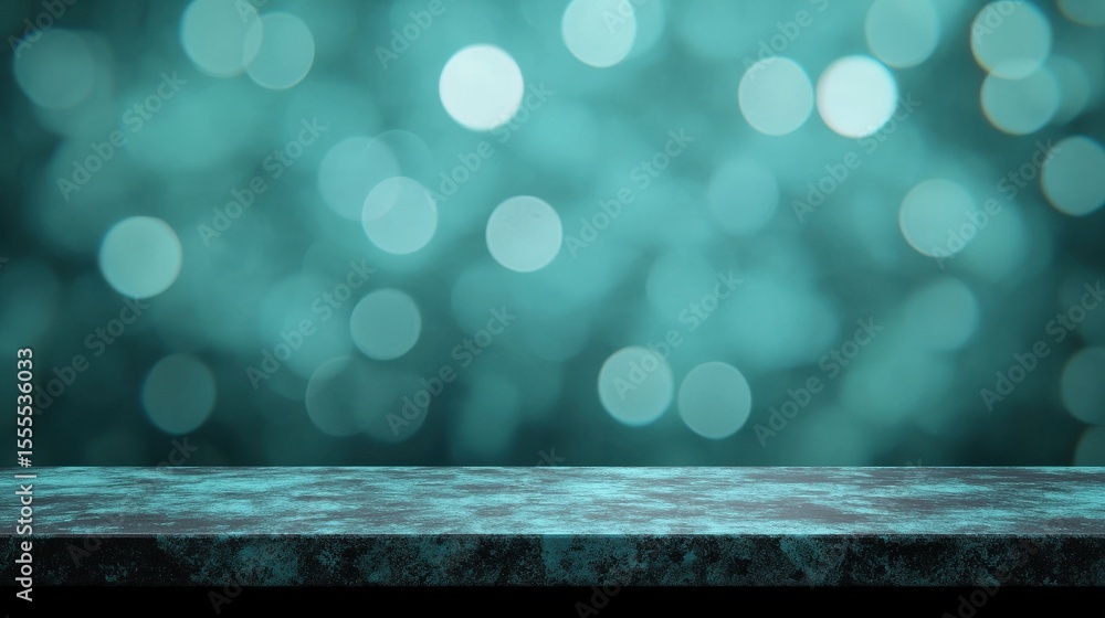Poster textured teal surface subtle variations concept. blurred teal background with a textured surface in 