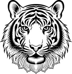 Heart-Marked Lion Vector