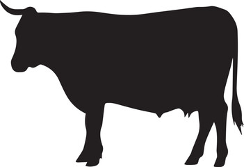 Cow silhouette 