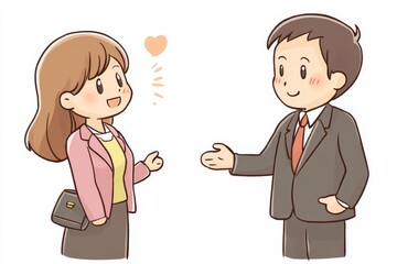 Encouragement in the workplace: Boss congratulating staff for a job well done, praising their performance in front of the team., Generative AI