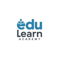 Unique education logo Modern and minimalist vector and abstract logo