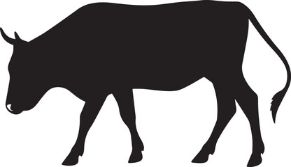 Cow silhouette 