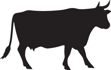 Cow silhouette 