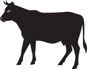 Cow silhouette 