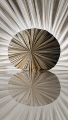 Orbital symmetry with reflected radiant texture