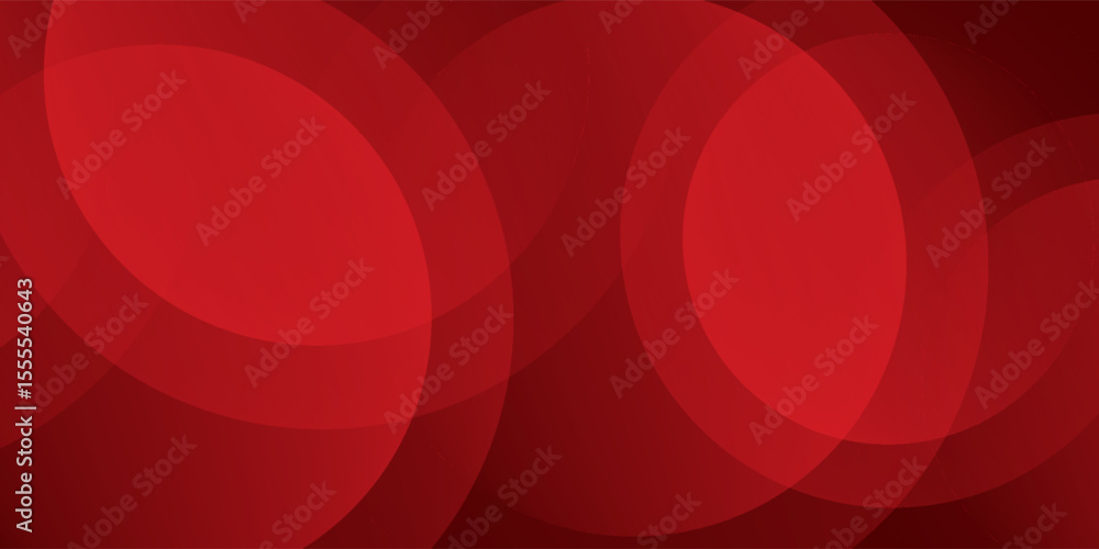 Poster red abstract background. dynamic shapes composition.