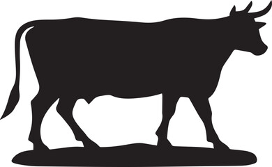 Cow silhouette 