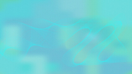 Abstract Teal and Green Blurred Background Soft Pastel Hues