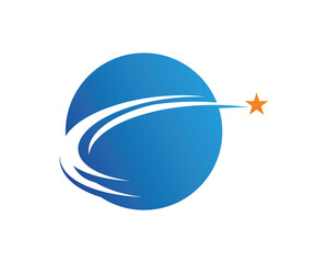 Business finance logo and symbols vector concept illustration