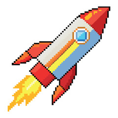 Pixel rocket