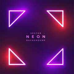 Fototapeta premium abstract LED neon light background in modern design