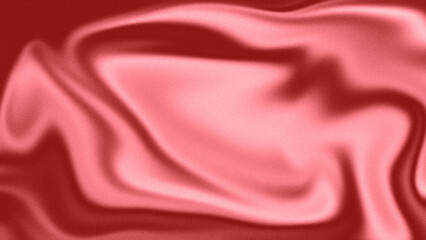Gradient background with noise and color Red silk fabric texture