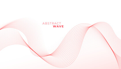 dynamic and abstract curvy shape background in line style