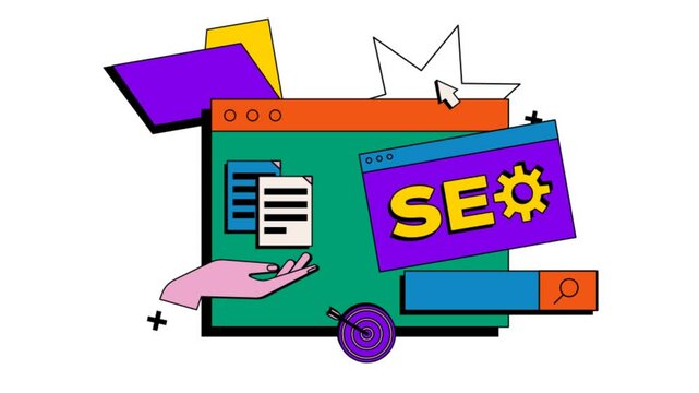 SEO Animated Illustration