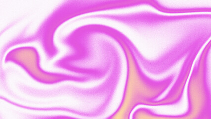 Fototapeta premium Gradient Abstract fluid art with pink and purple swirling colors with noise texture