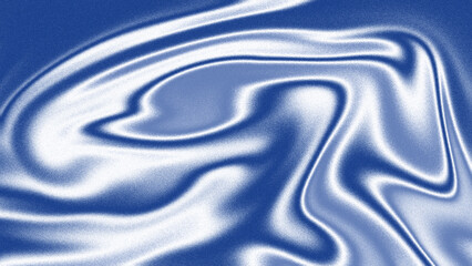 Gradient noise Abstract Blue Metallic Liquid Swirl