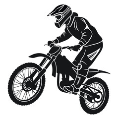 Naklejka premium Motorcycle Rider Silhouette Set – Sport Bikes