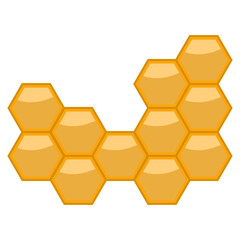 Obraz premium Honey Comb Illustration