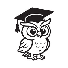 Fototapeta premium owl svg