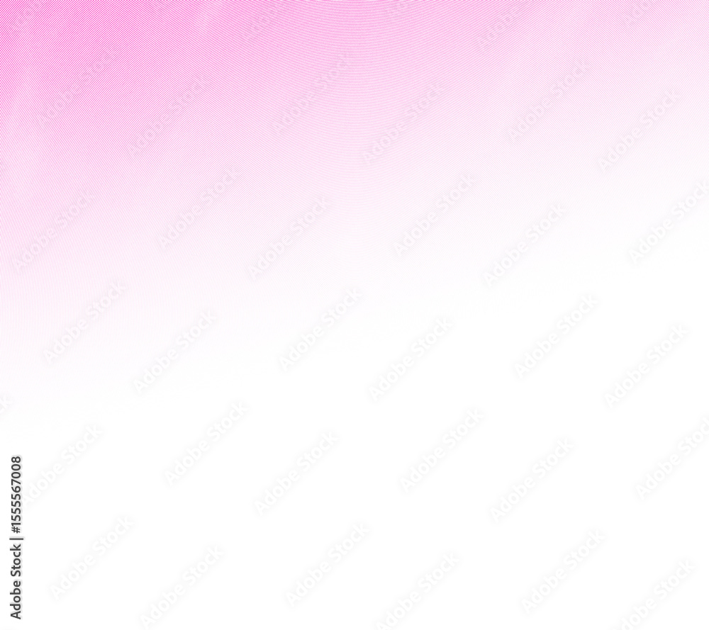 Poster Pink gradient fade wavy lines flowing smooth curve colorful gradient pink on transparent background in concept of technology, science, banner, cover, modern gradient background