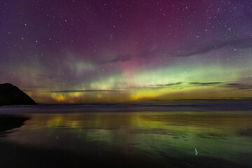 Aurora Australis Southern Lights from Dunedin