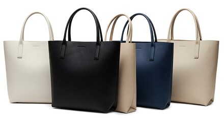 Elegant Tote Bags Four Stylish Colors for Everyday Use